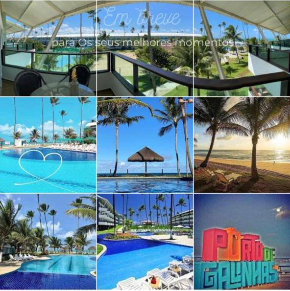Excelente Flat 3 Quartos Pra 10 Pessoas No Ancorar Flat Resort Pôrto das Galinhas 외부 사진